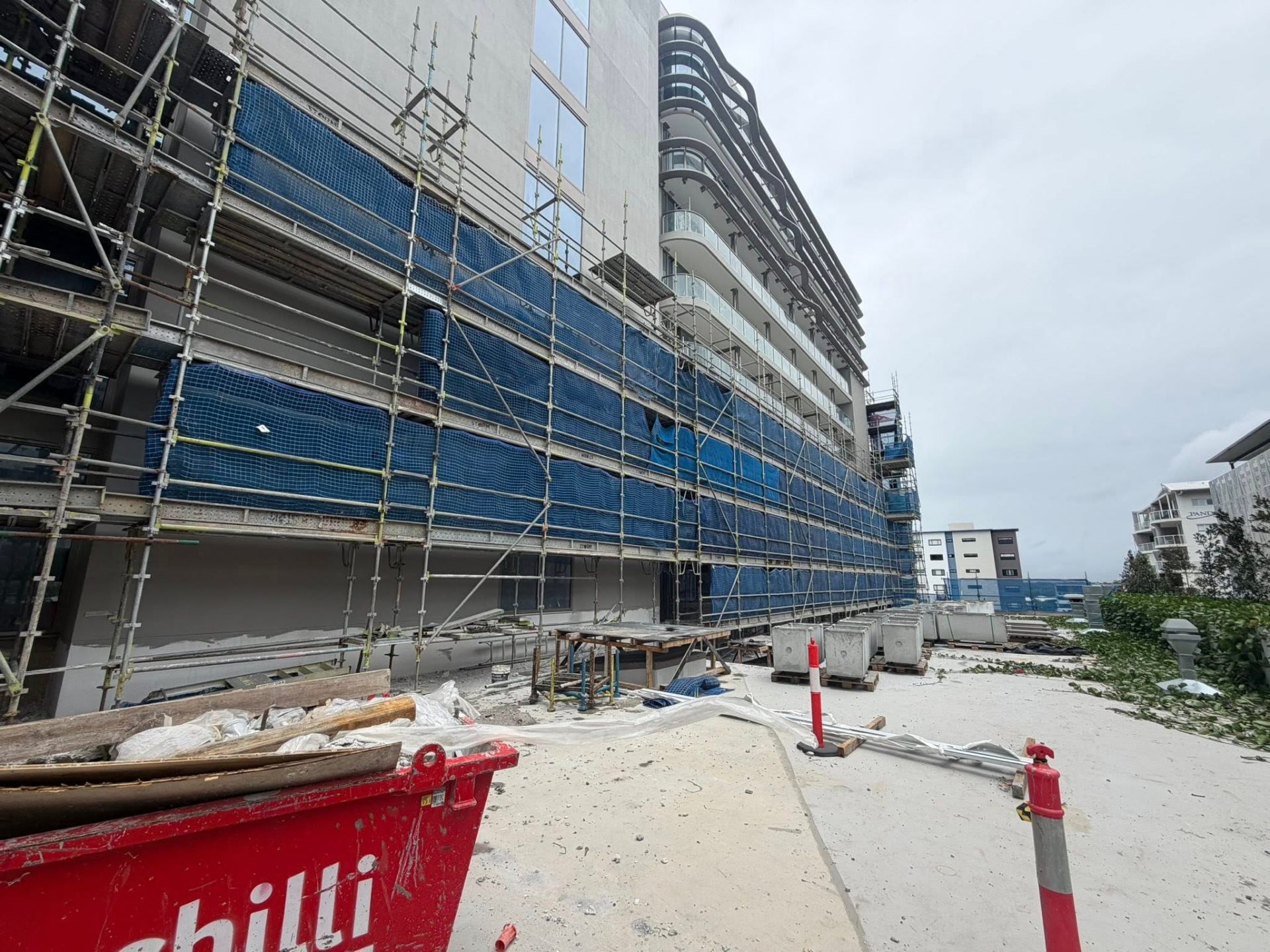 Residential scaffold install